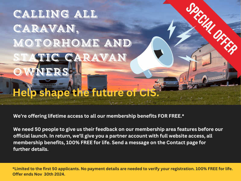 caravan club membership November offer