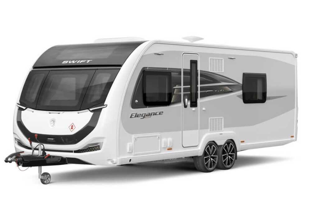 Picture of a Swift caravan in a new caravan buying guide