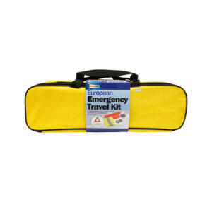 Picture of a European breakdown kit and travel kit